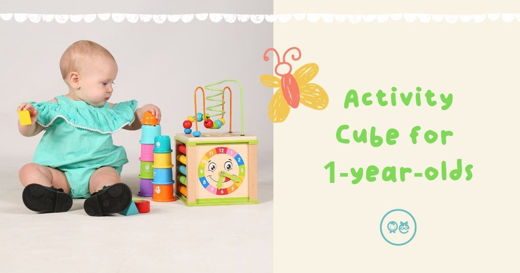 activity cube for 1-year-olds